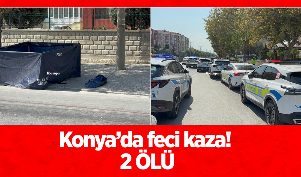Konya’da feci kaza: 2 ÖLÜ