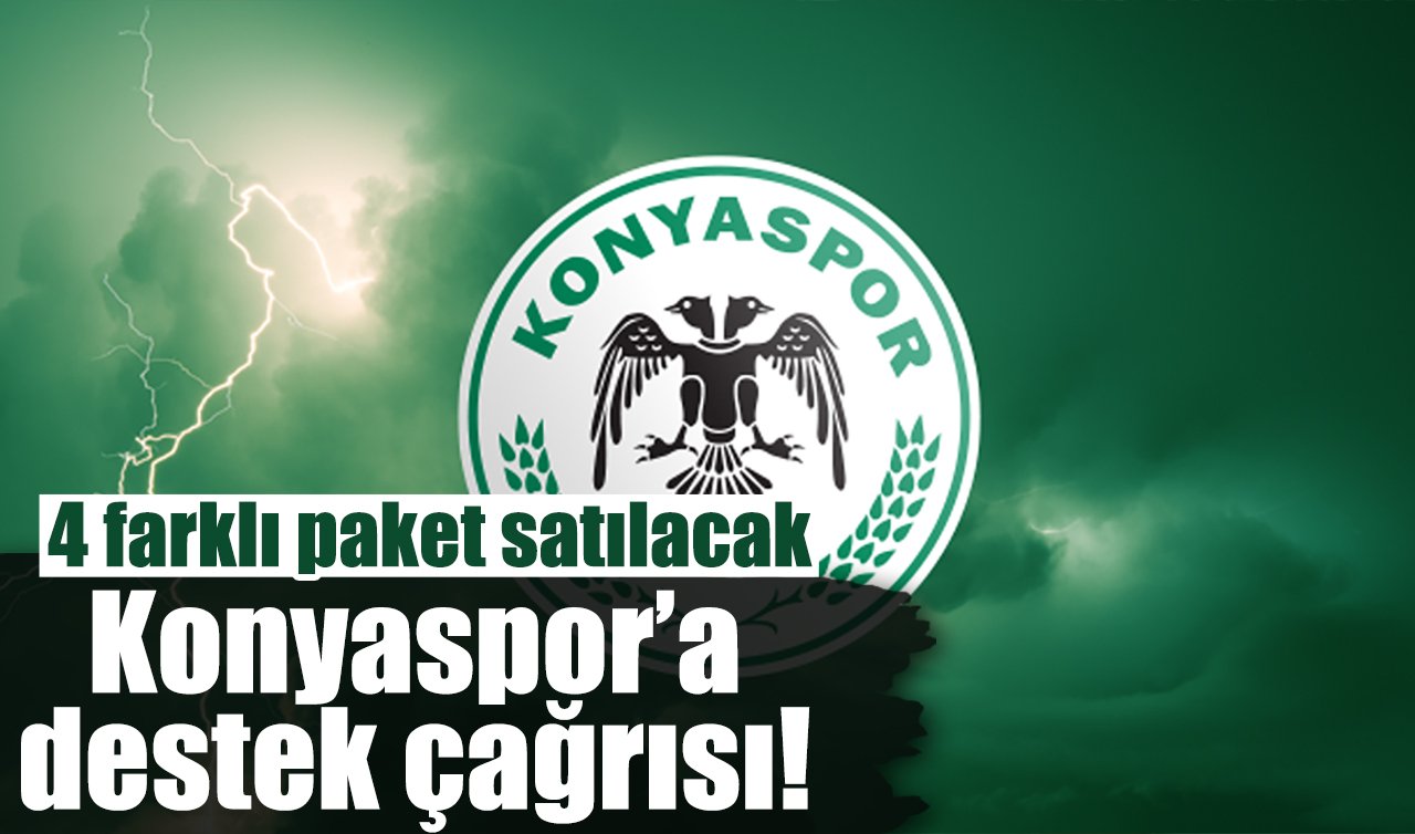 Konyaspor’a destek çağrısı! 4 farklı paket satılacak