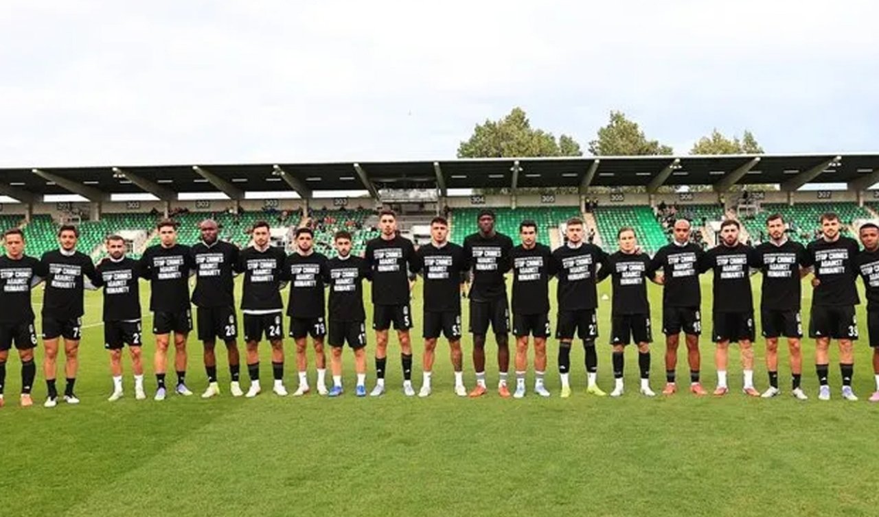 Beşiktaş’tan St. Patrick’s maçında Gazze çağrısı!