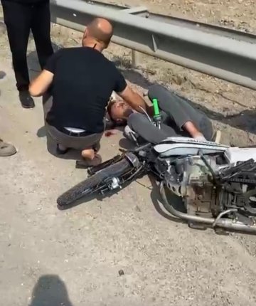 İki motosiklet çarpıştı: 2 yaralı
