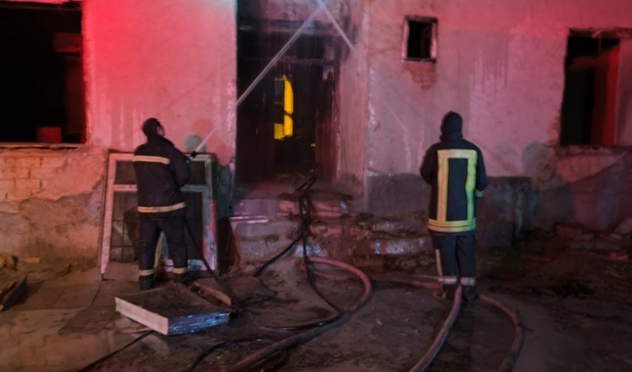  Karapınar’da müstakil evde yangın