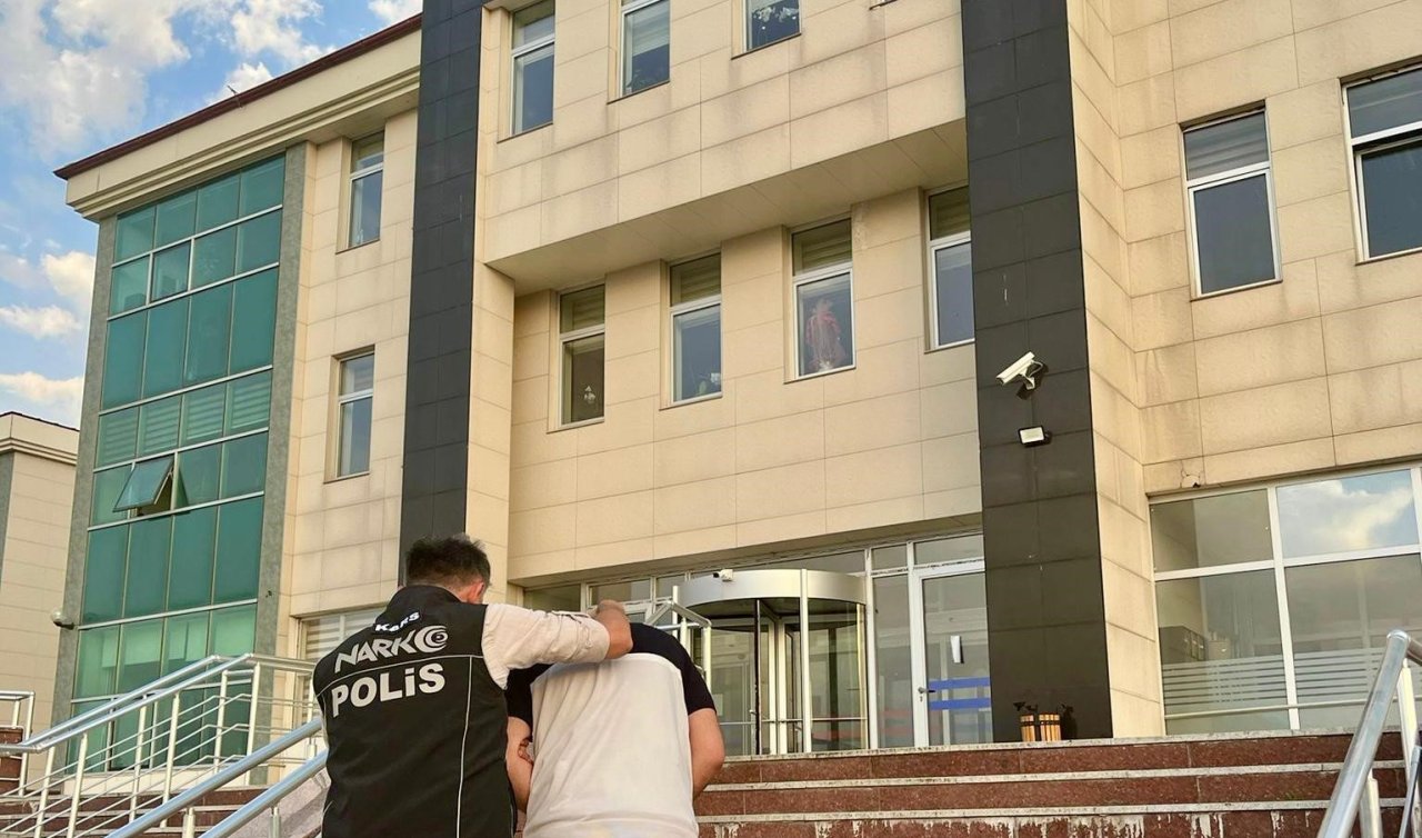 Hapis cezası bulunan zanlı uyuşturucu operasyonunda yakalandı