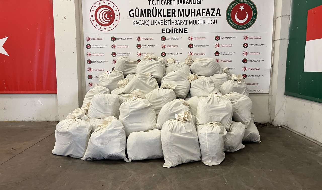 Tırda boya kutularına gizlenmiş 692 kilogram esrar ele geçirildi