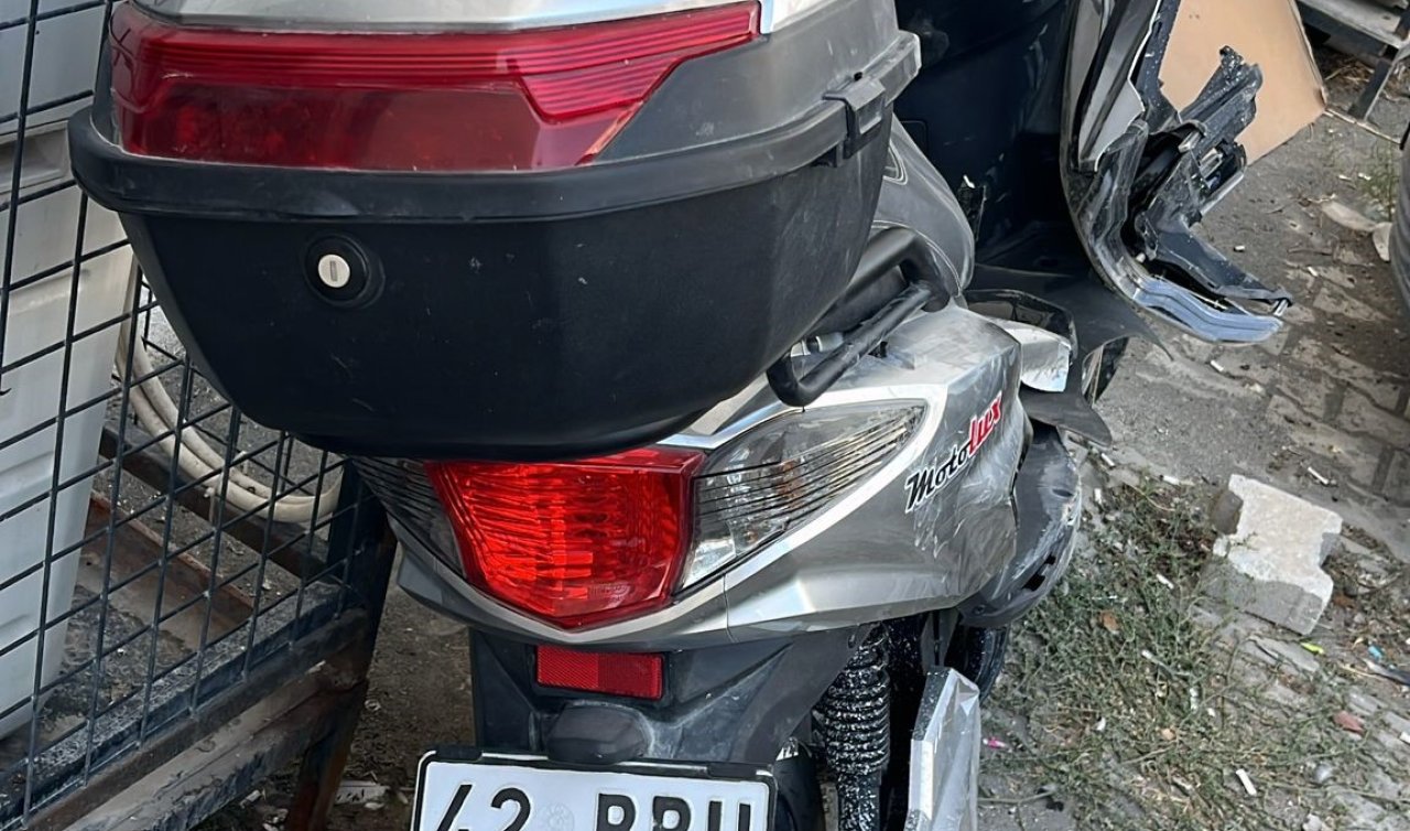 Konya’da motosiklet minibüsle çarpıştı: 2 yaralı