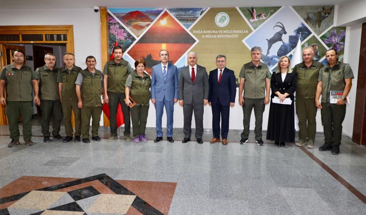 Vali  Akın’dan Doğa Koruma ve Milli Parklar 8. Bölge Müdürlüğünü Ziyaret