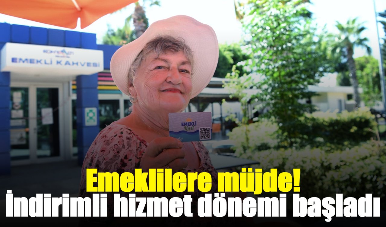 Emeklilere müjde!  İndirimli hizmet dönemi başladı