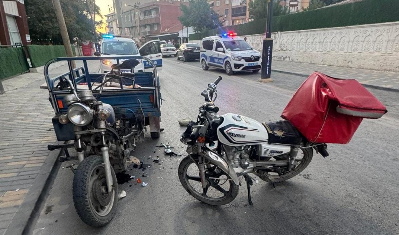Kulu’da üç tekerlekli motosiklet ile motosiklet çarpıştı: 2 yaralı