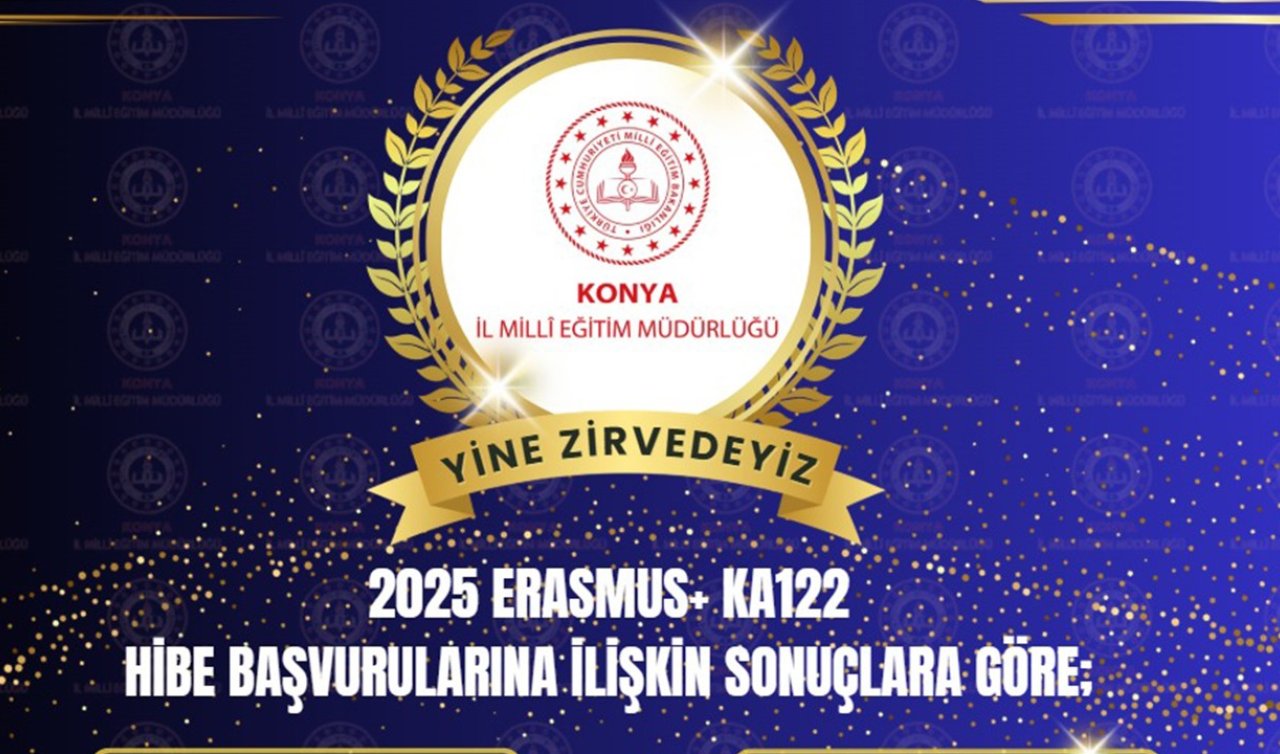 Konya 2025 Erasmus+KA122 kapsamında 21 projeyle en çok kabul alan il oldu