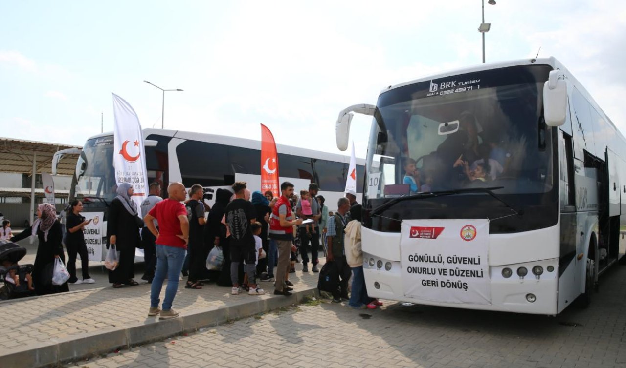 Suriyelilerin ülkelerine gönüllü geri dönüşleri sürüyor