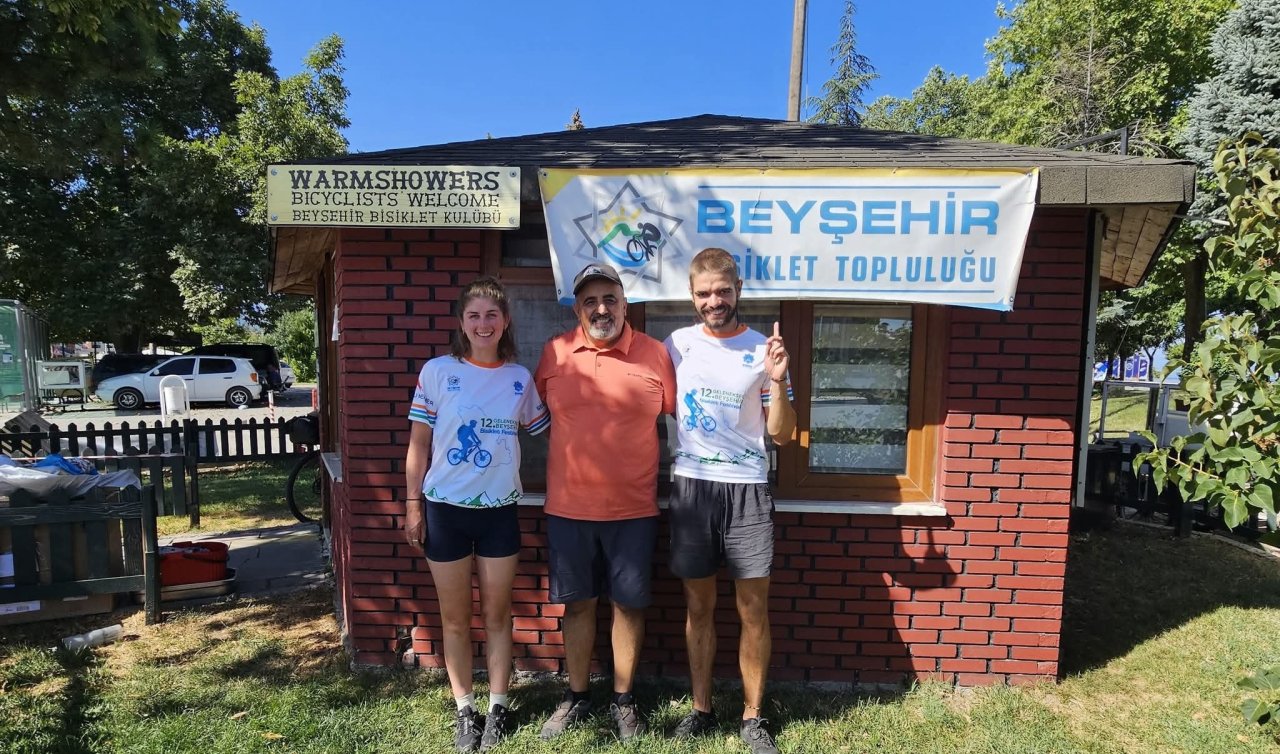 Beyşehir Bisiklet Evi’nde konuk oldular