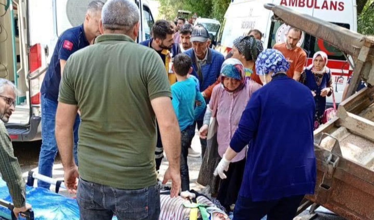 Traktör devrildi: 3’ü ağır 6 yaralı