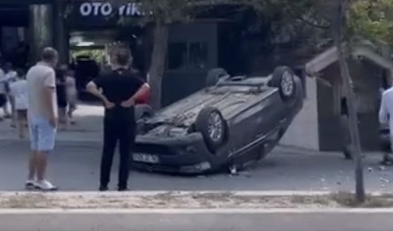 Yaya ezilmekten son anda kurtuldu