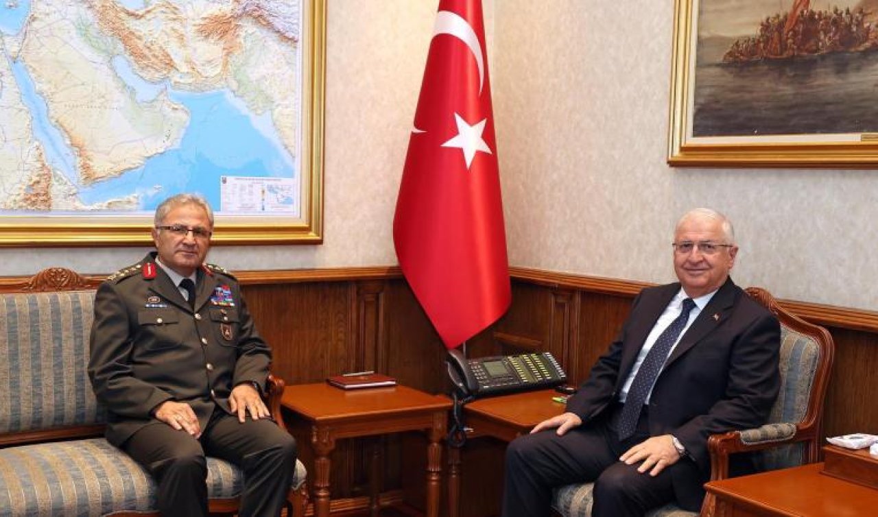 Bakan Güler Kara Kuvvetleri Komutanı Orgeneral Tokel’i kabul etti