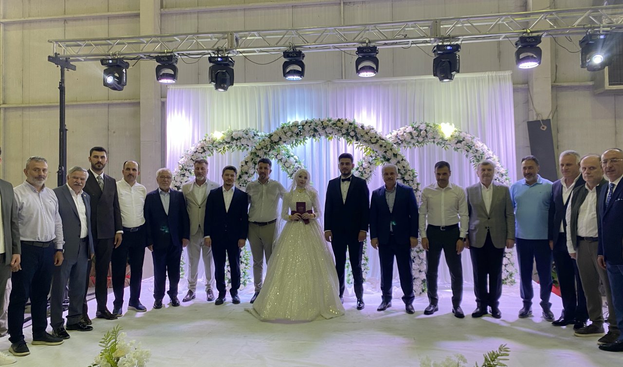 Konya’da görkemli düğün: Özboyacı ve Keleş aileleri birlikte