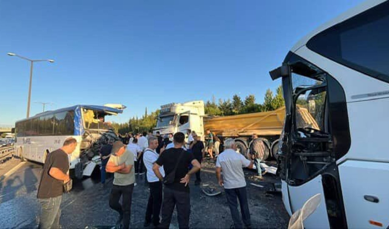  TEM Otoyolu’nda zincirleme kaza: 1 ölü 16 yaralı