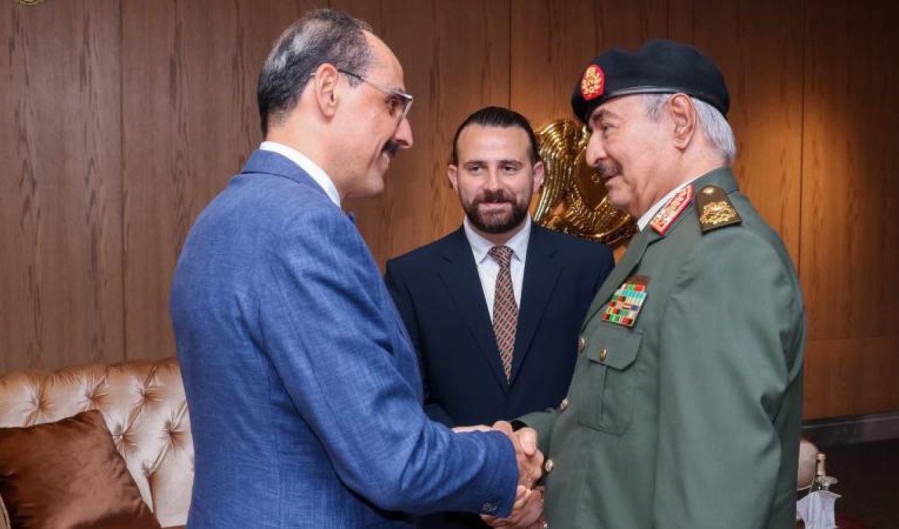 MİT Başkanı Kalın Bingazi’de Hafter ile görüştü