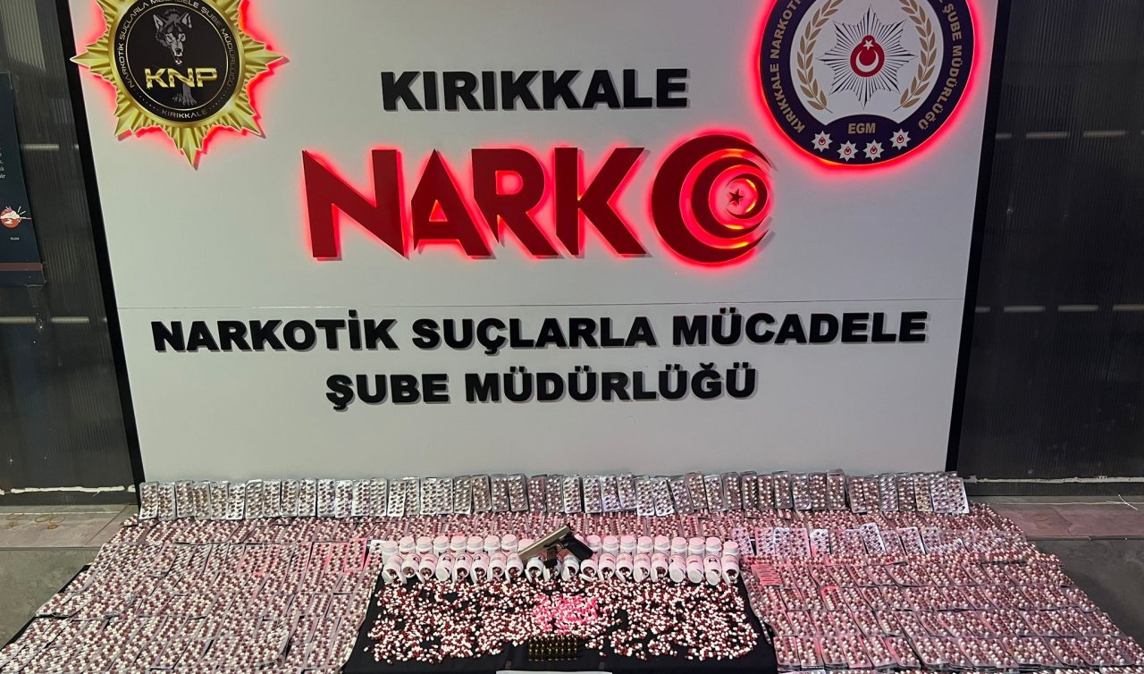 Uyuşturucu operasyonu: Binlerce hap ele geçirildi