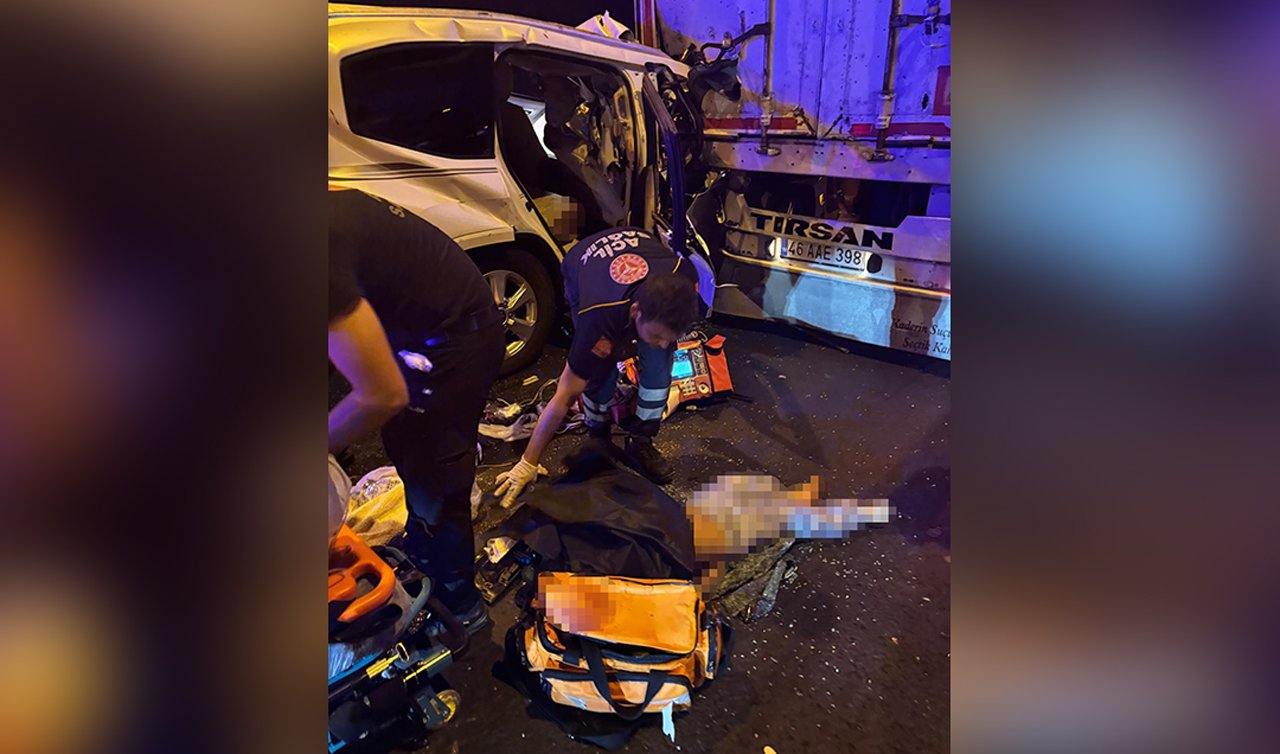 Osmaniye’de tünelde feci kaza: 1 ölü 5 yaralı