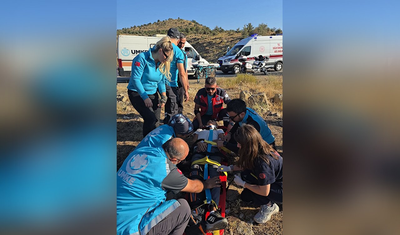 Kontrolden çıkan otomobil devrildi: 3 yaralı