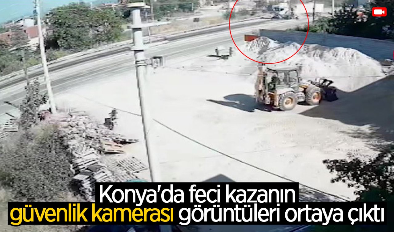 Konya’daki feci kazanın görüntüleri ortaya çıktı!  3 kişi hayatını kaybetmişti 