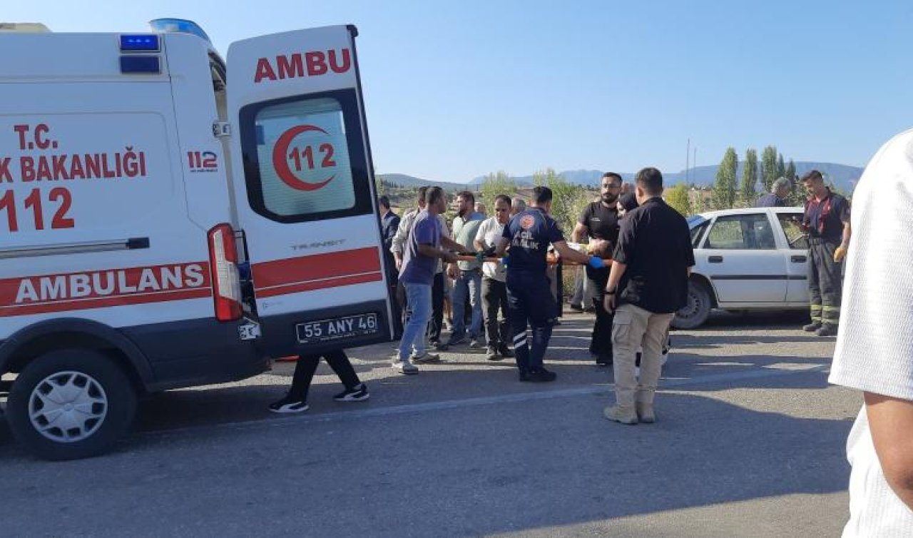 İki otomobil çarpıştı: 1 ölü