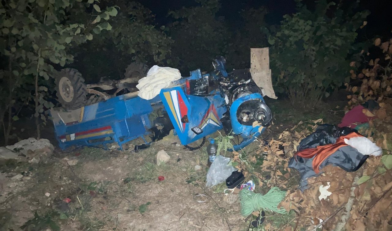 Şarampole devrilen patpattaki 4 kişi öldü
