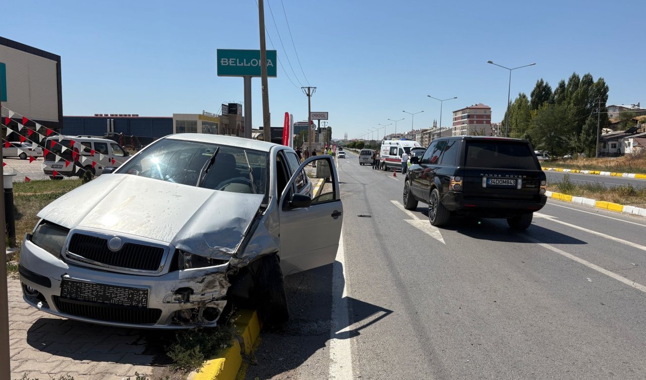 İki otomobilin çarpıştığı kazada: 6 kişi yaralandı