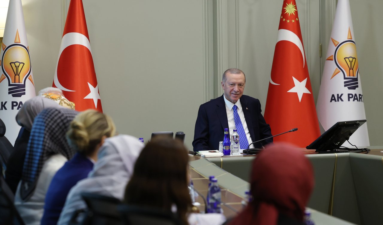 Cumhurbaşkanı Erdoğan AK Parti’li kadın belediye başkanlarını kabul etti