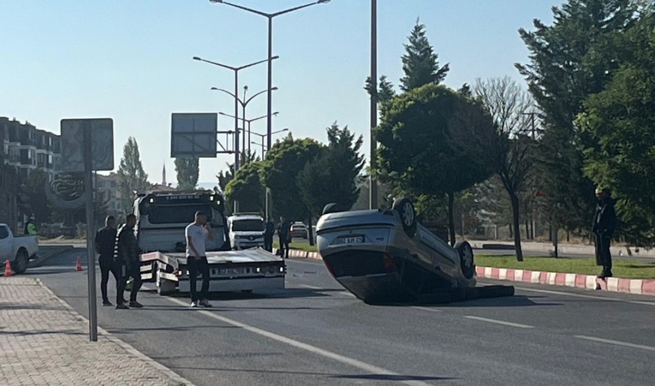 İki otomobilin çarpıştığı kazada: 2 kişi yaralandı