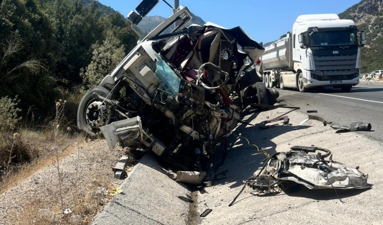 Feci kaza! Tır devrildi : 1 kişi öldü