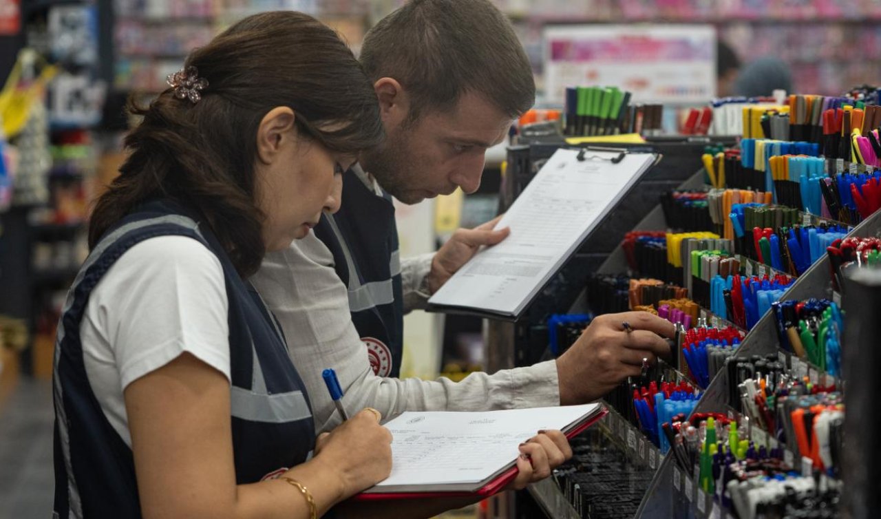 Kırtasiye ürünleri denetimlerinde 15,2 milyon TL ceza kesildi