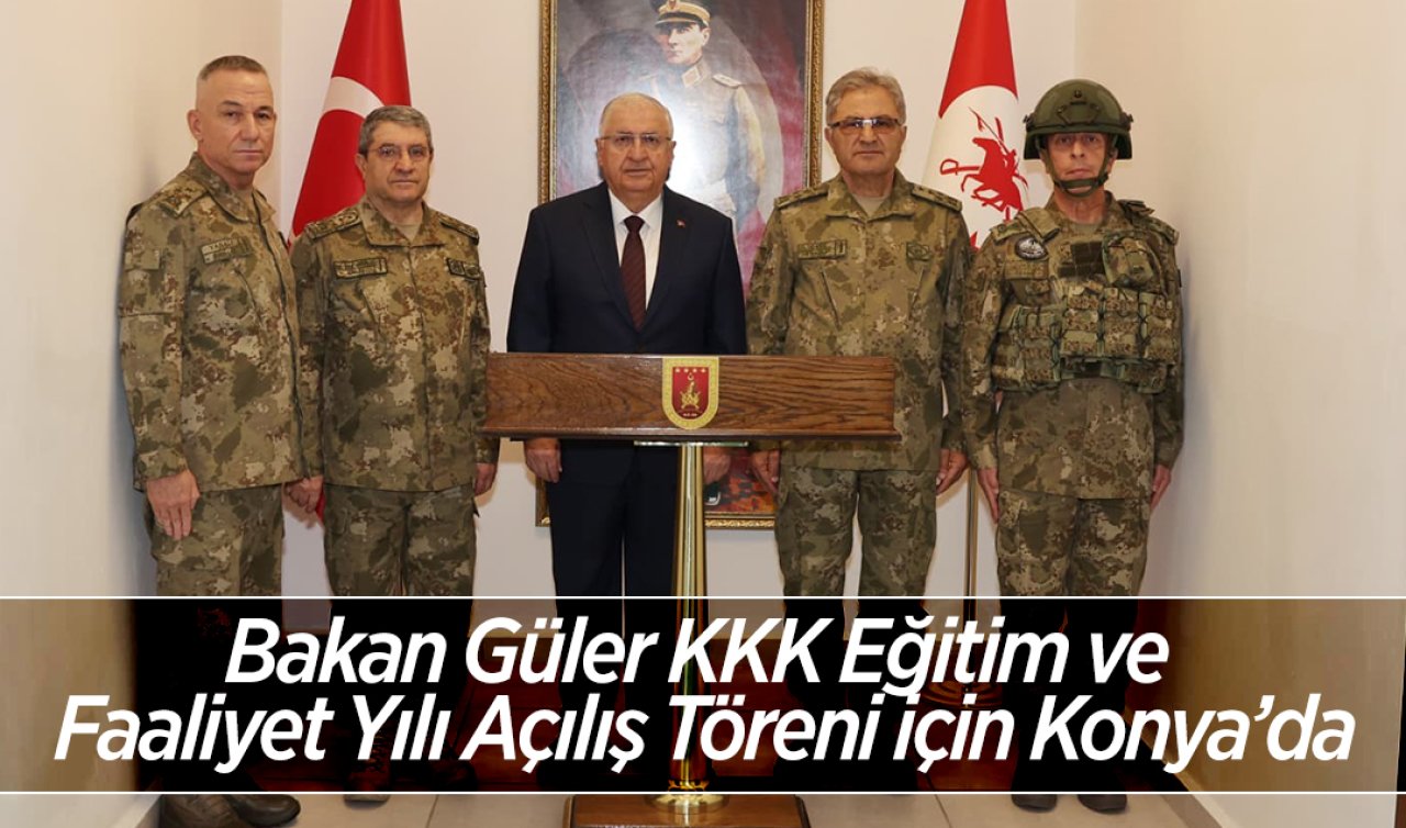 Bakan Güler KKK Eğitim ve Faaliyet Yılı Açılış Töreni için Konya’da