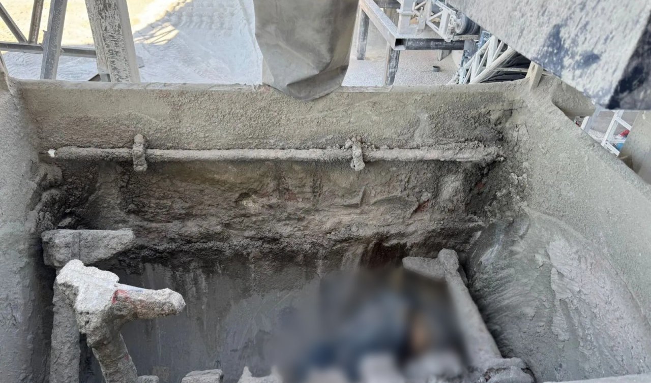 Beton mikserine düşen fabrika işçisi öldü