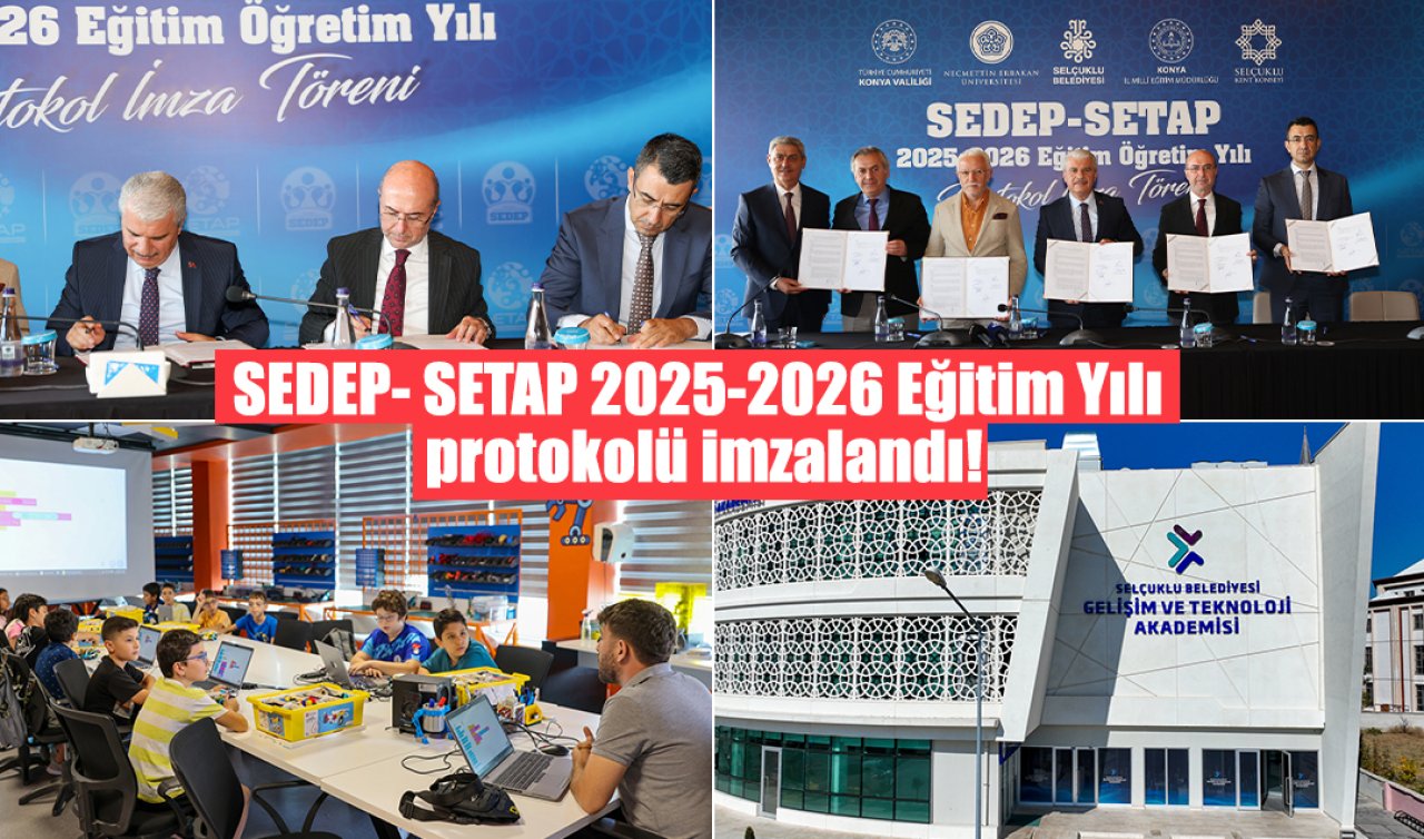 SEDEP- SETAP 2025-2026 Eğitim Yılı protokolü imzalandı!
