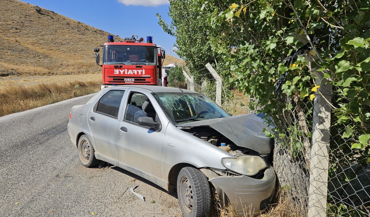 Minibüs ile otomobil çarpıştı: 2 yaralı