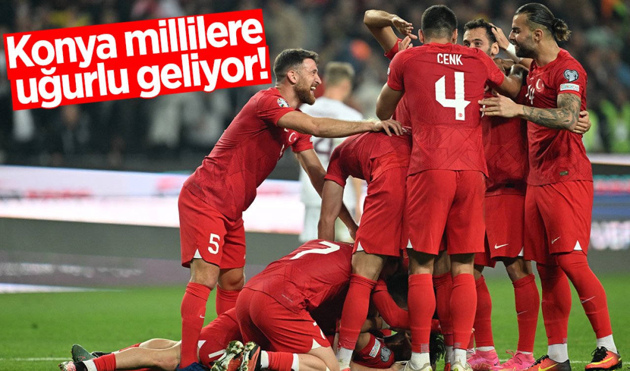 Konya millilere uğurlu geliyor!