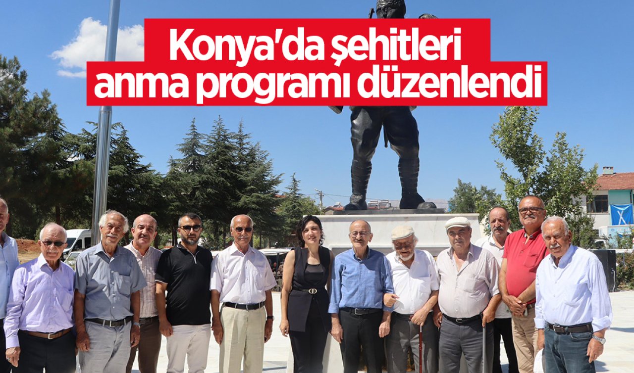 Konya’da şehitleri anma programı düzenlendi