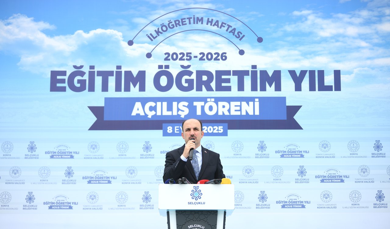 Konya’da ders zili çaldı! Başkan Altay yeni eğitim yılının hayırlı olmasını diledi