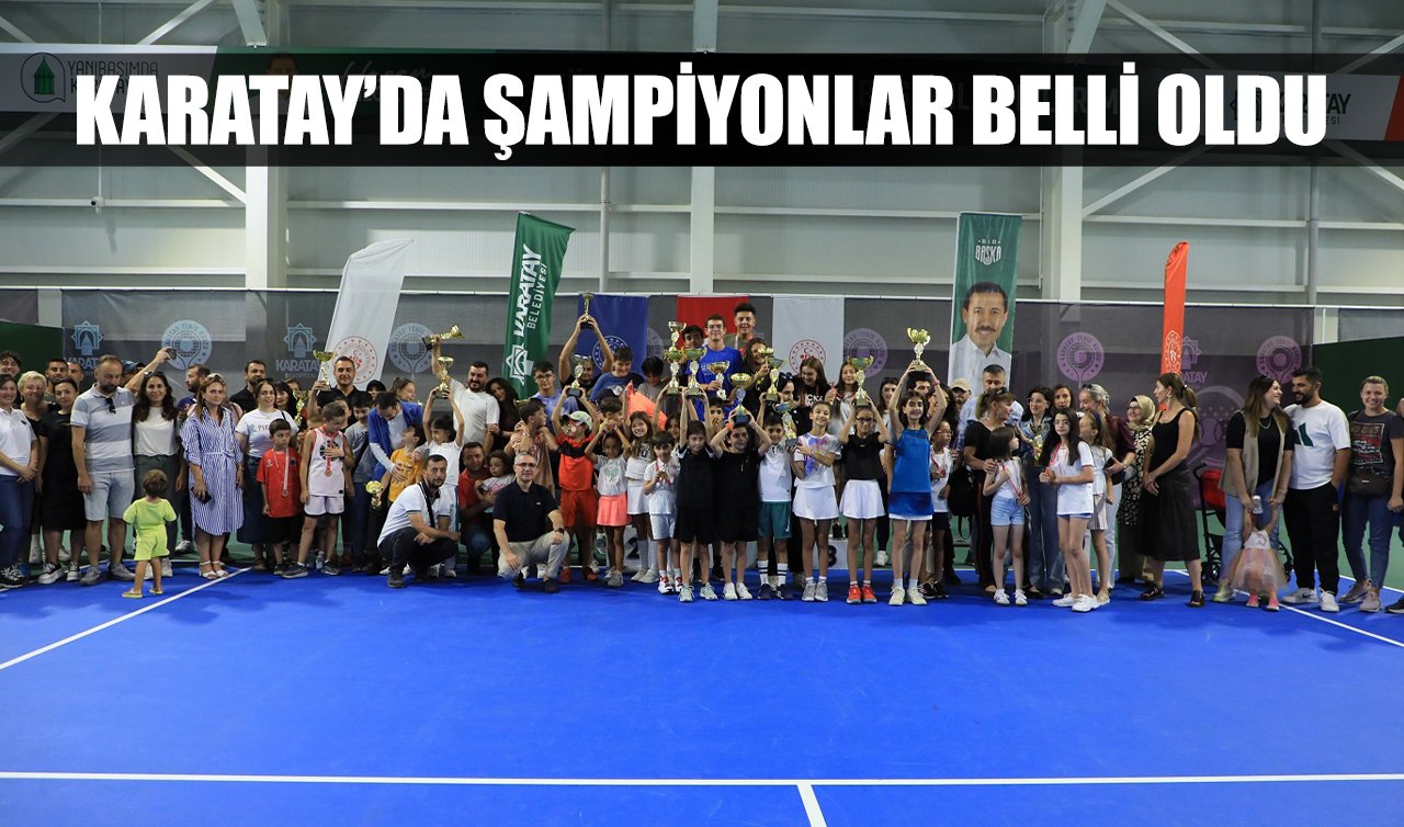 Karatay’da şampiyonlar belli oldu