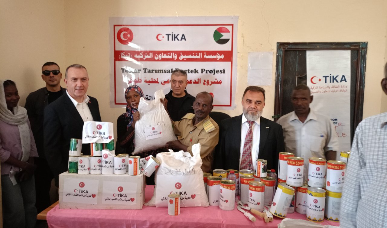 TİKA’dan Sudanlı çiftçilere tohum ve tarım malzemesi desteği