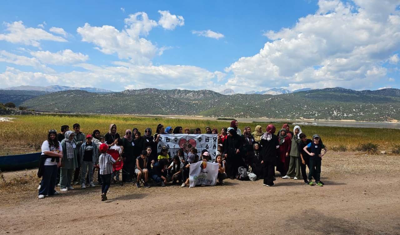 Beyşehir’de Filistinli çocuklar doğa etkinliğine katıldı