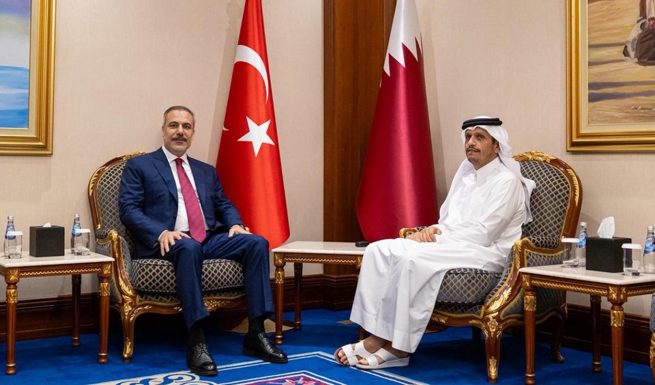 Bakan Fidan Katar Başbakanı Al-Thani ile görüştü