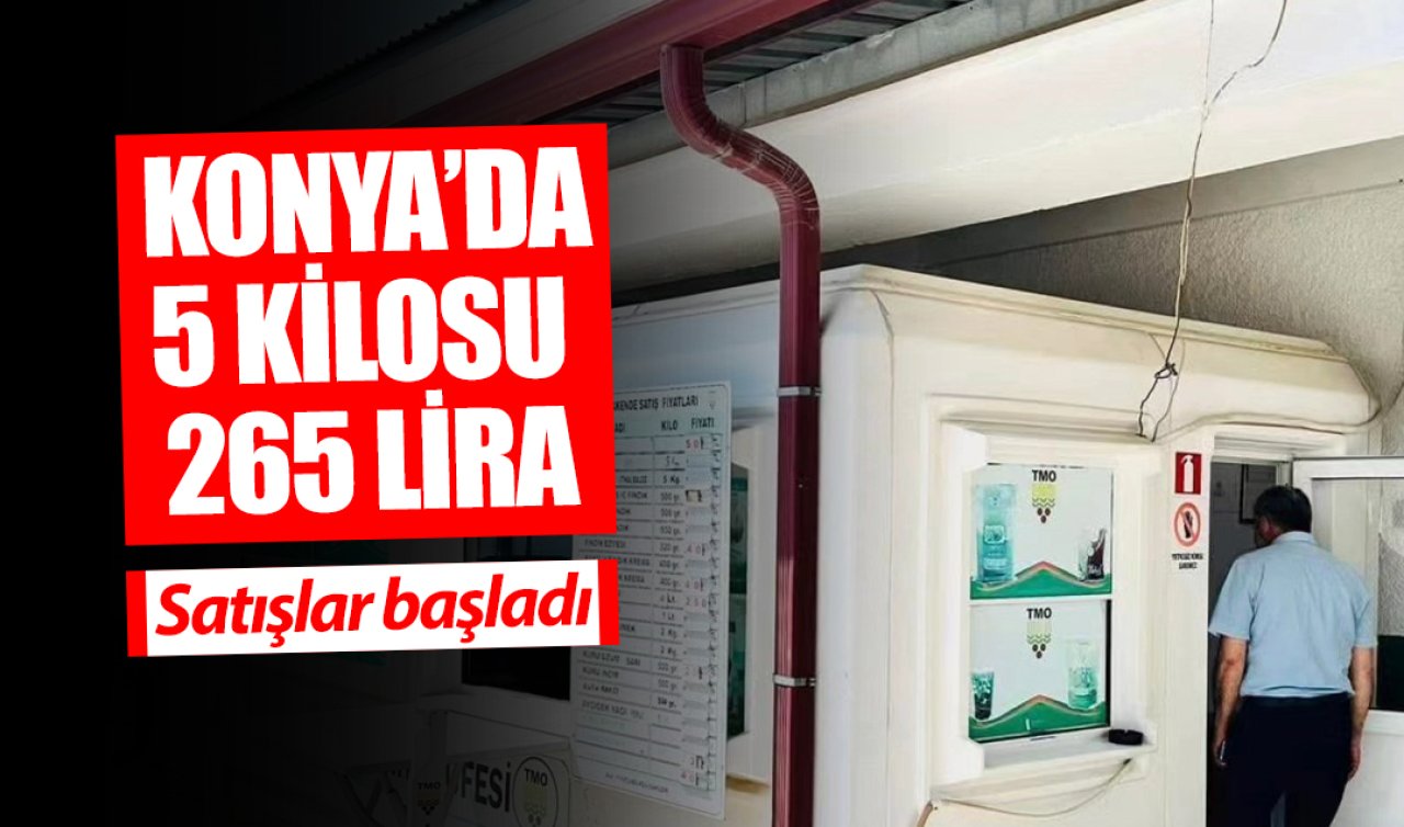 Konya’daki bir ilçede satışlar başladı! 5 kiloluk paketler hazır 