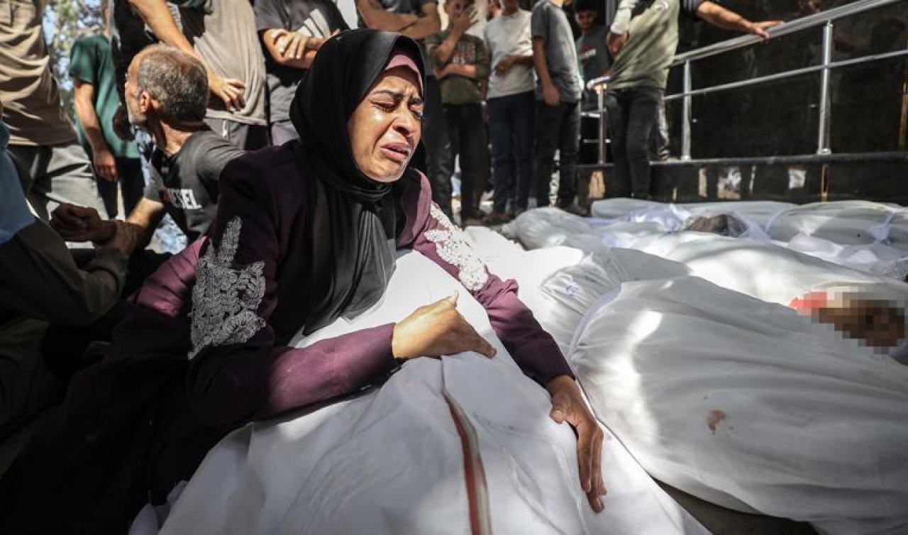 Katil İsrail’in sabahtan bu yana Gazze’ye düzenlediği saldırılarda can kaybı 100’ü aştı