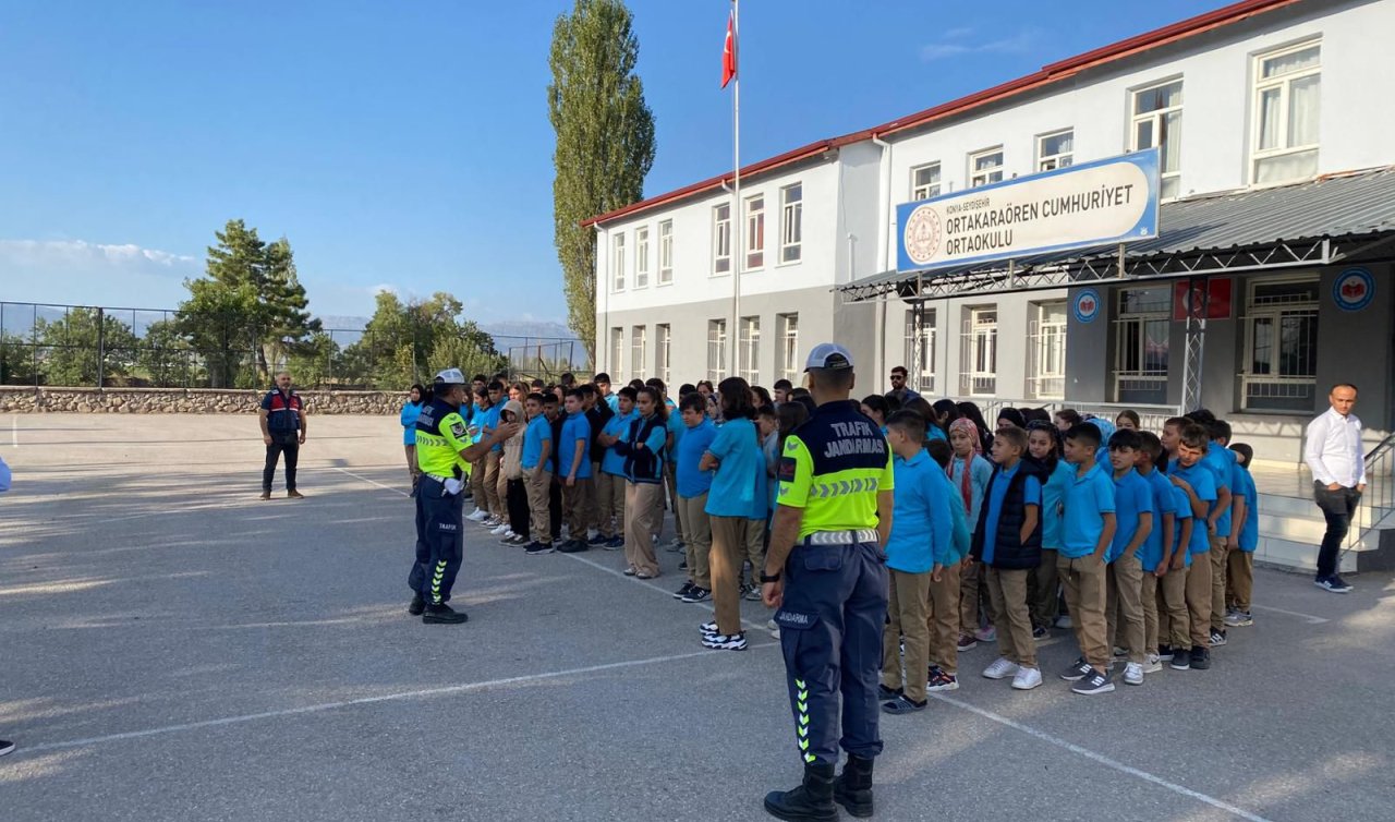Konya’da okul servislerine sıkı trafik denetimi