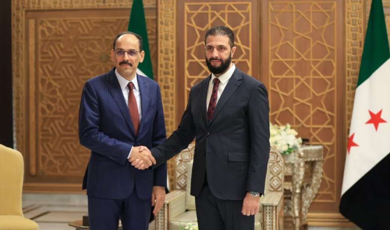 MİT Başkanı İbrahim Kalın Ahmed Şara ile Şam’da görüştü