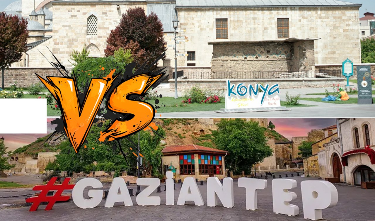Konya mı Gaziantep mi büyük?  