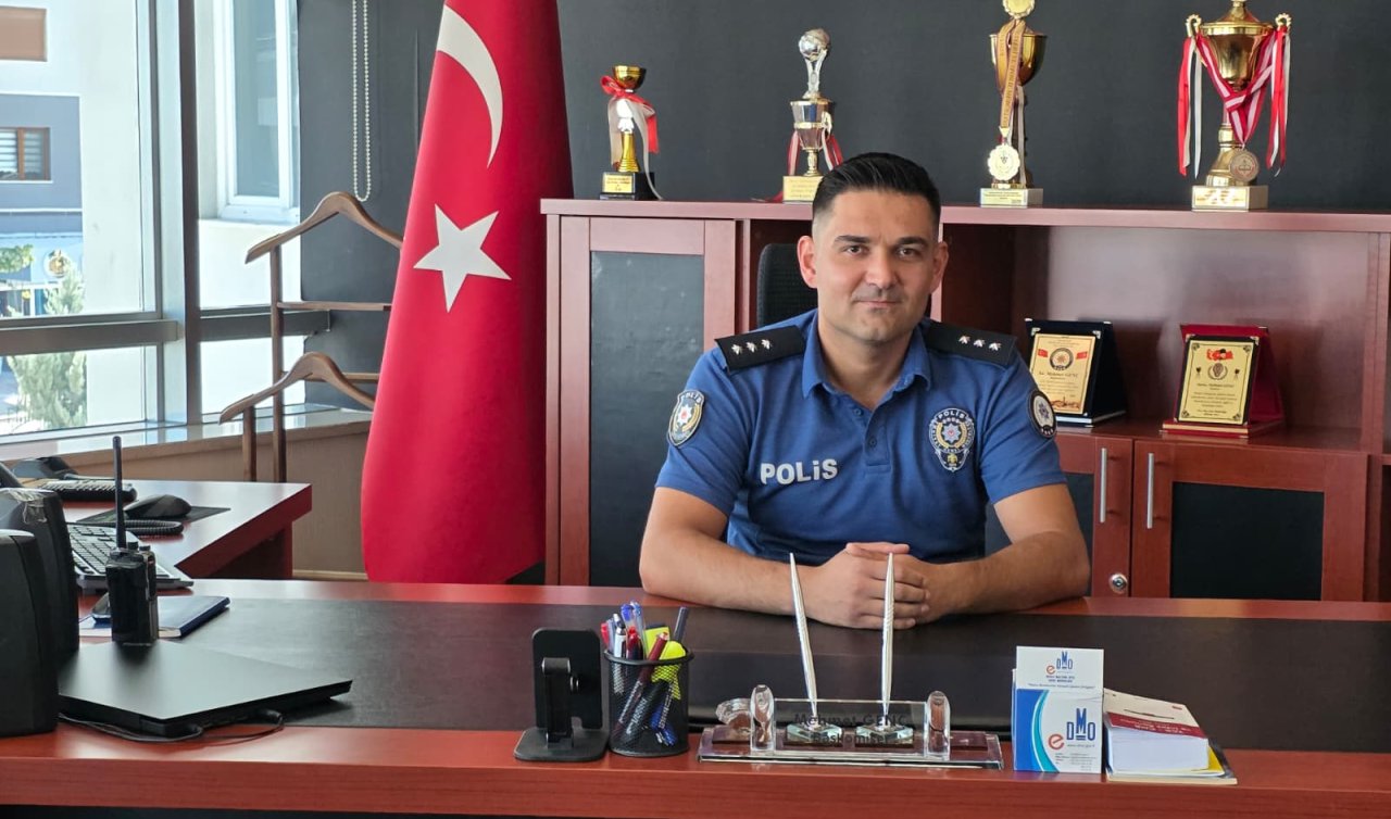 Kulu ilçesine atanan emniyet müdürü başkomiser mehmet genç göreve başladı