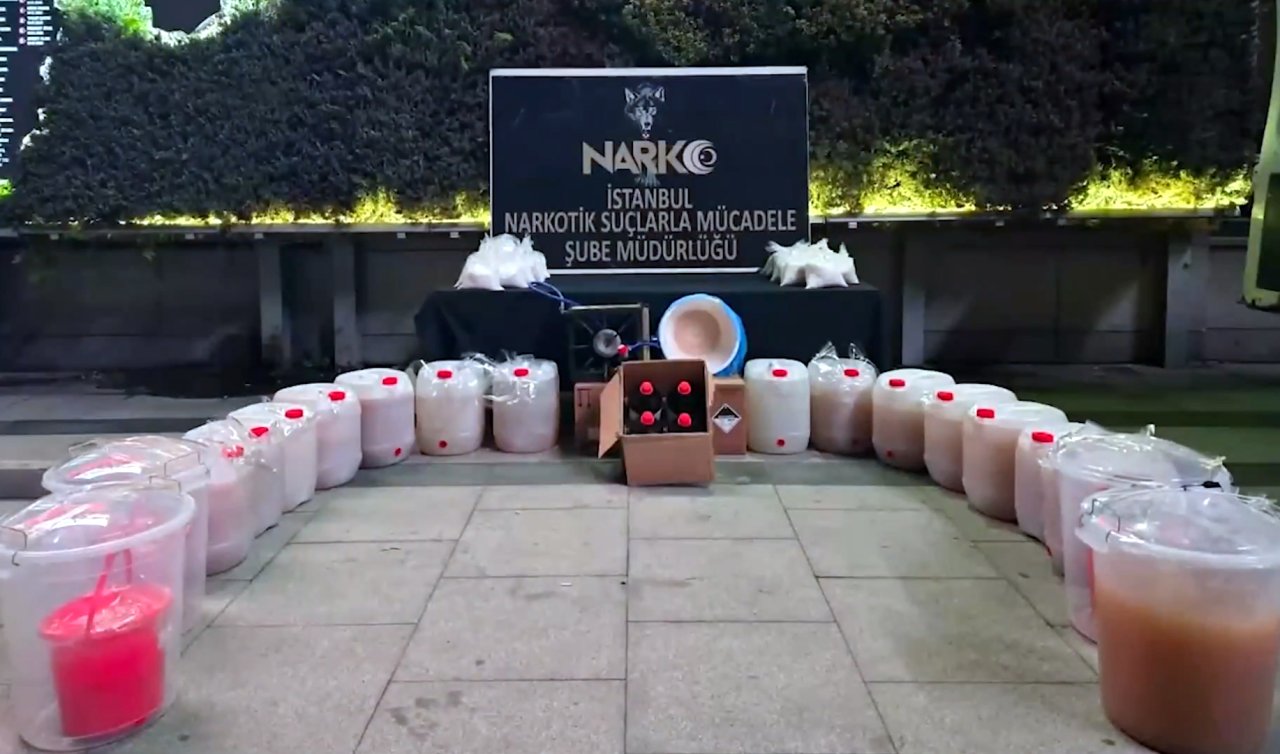  İstanbul’da 442 kilo metamfetamin ele geçirildi: 7 gözaltı