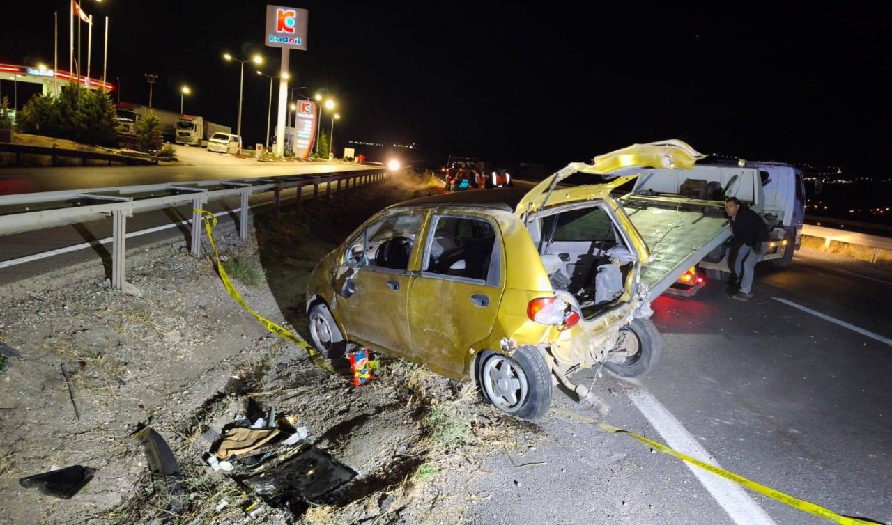 Kırıkkale’de otomobil devrildi: 1 ölü